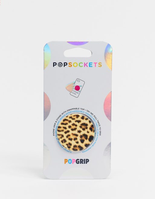 Popsocket – Leopardmönstrad mobilhållare