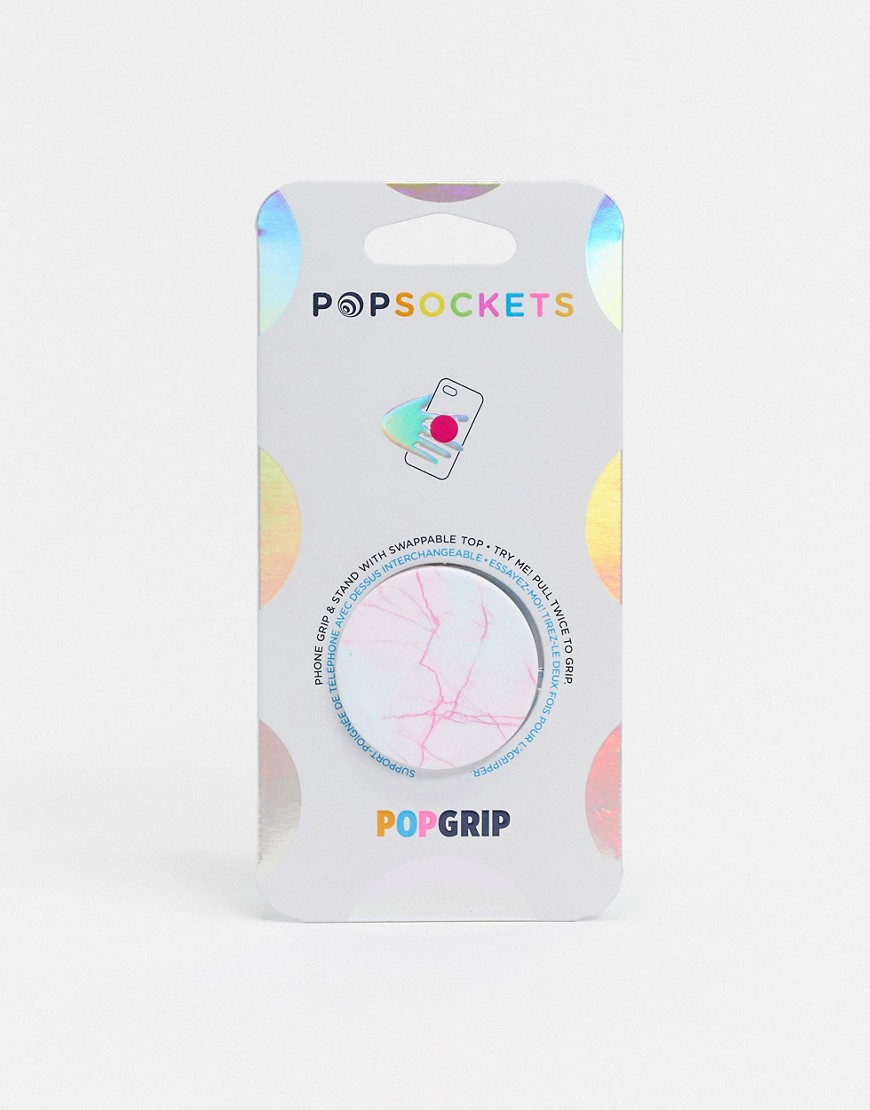 Popsocket – Mobilhållare med holografiskt marmormönster-Ingen färg