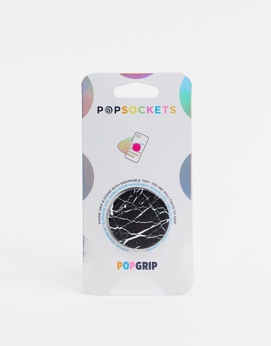 Popsocket - Supporto per cellulare nero marmo-Nessun colore