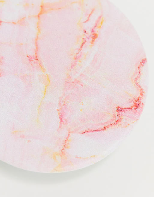 Popsocket - Telefonstander i lyserød marmorprint, 4 af 4