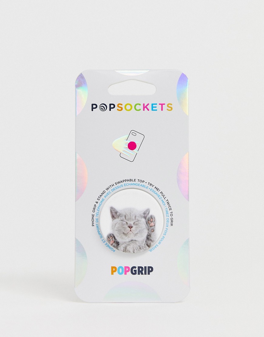 Popsockets – cat nap – Grepp för mobiltelefon-Flerfärgad