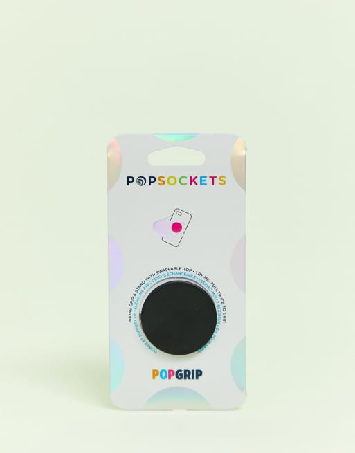 Popsockets - Czarny uchwyt do telefonu o matowej powierzchni