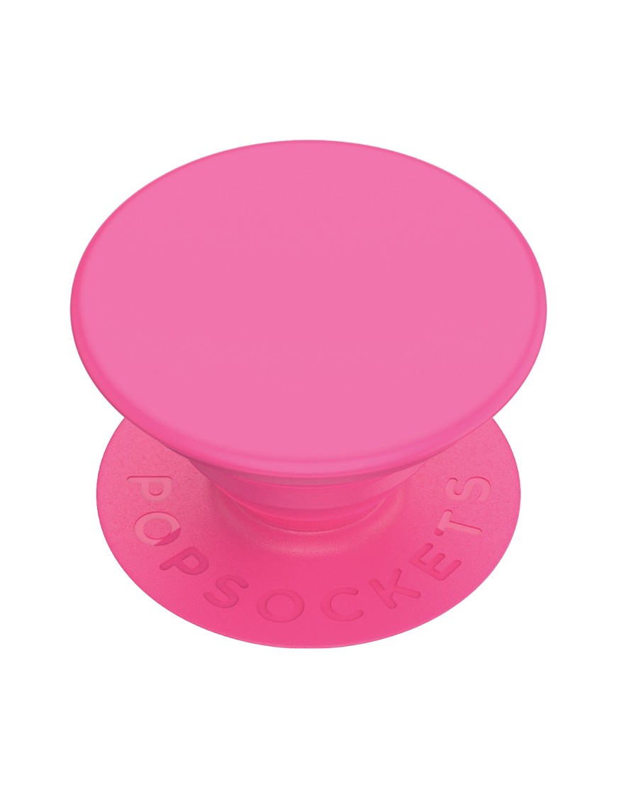 Popsockets Neon Pink Popgrip Phone Grip And Stand