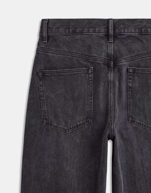Posede bukser i vasket sort fra ASOS DESIGN, 9 af 9