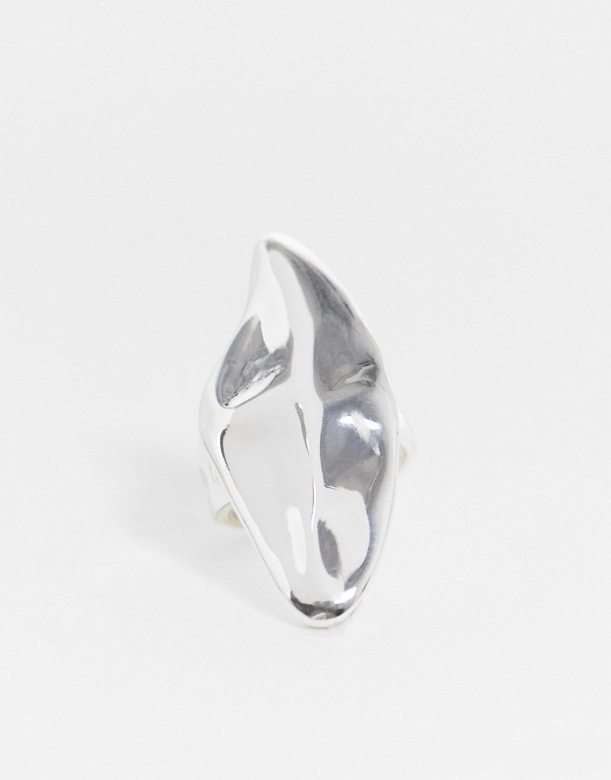 фото Посеребренное броское кольцо pilgrim-серебристый