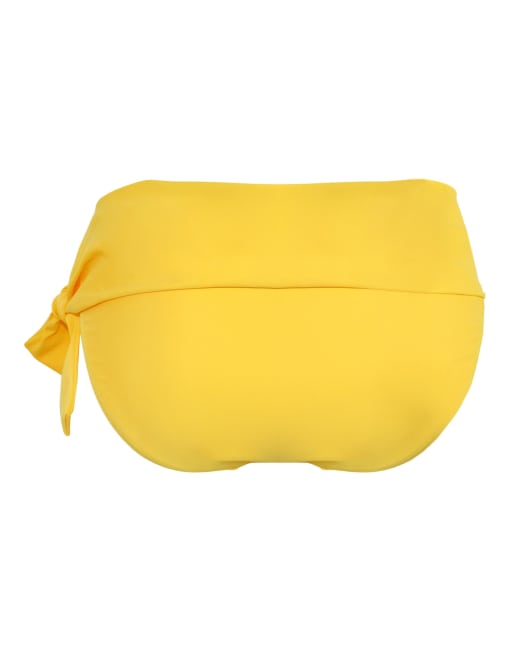 Pour Moi Bermuda Tie Foldover Brief in Yellow, 5 of 5