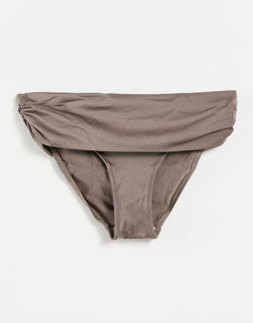 Pour Moi Coppe Grandi - Azure - Slip bikini risvoltabile, colore bronzo