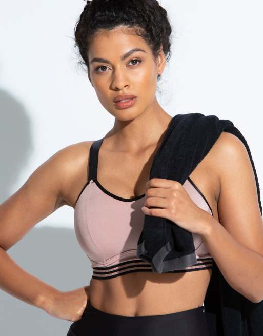 Pour Moi Coppe Grandi - Energy - Reggiseno sportivo leggermente imbottito, convertibile, color visone