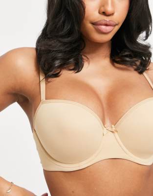 Figleaves pimlico balcony bra in champagne-White, Compare