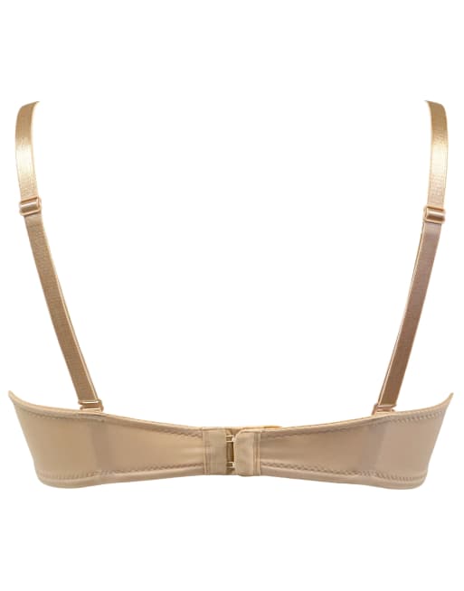Pour Moi Definitions Push Up Strapless Bra in Sand, 4 of 4