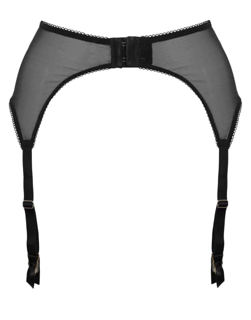 Pour Moi Etoile Lace Suspender in Black, 7 of 7