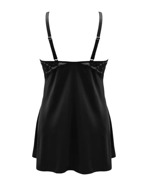Pour Moi Fleur Lace Chemise in Black, 6 of 6