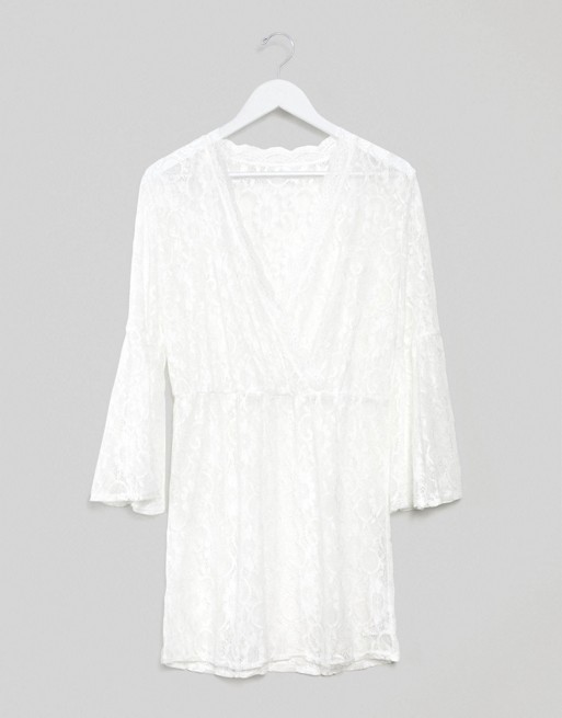 Pour Moi Free Spirit Cover Up in White