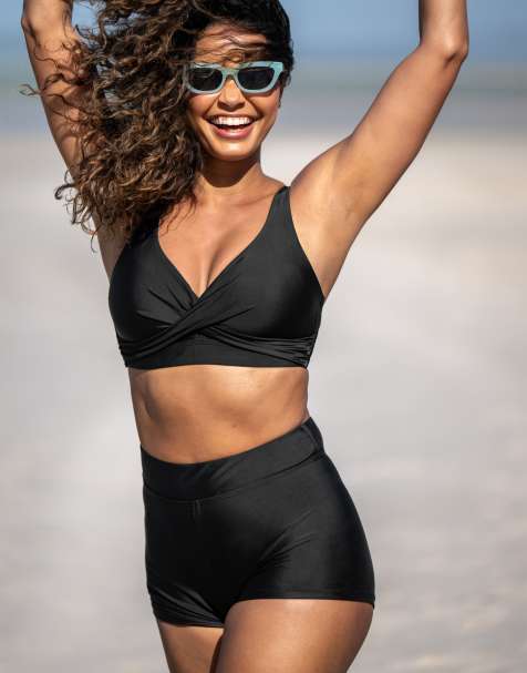 Pour Moi Free Spirit High Waist Short Bikini Bottoms - view 1