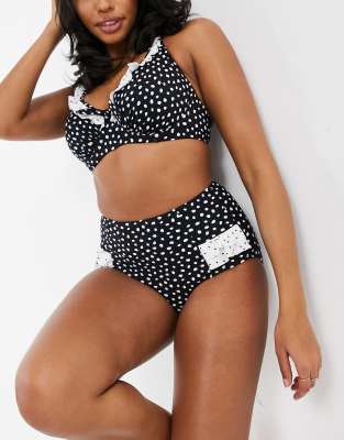 high waisted bikini fuller bust