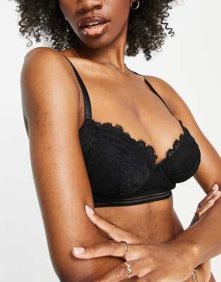 Boux Avenue Microfibre strapless push-up bra - Black - 38F, £30.00