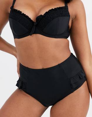black control bikini bottoms