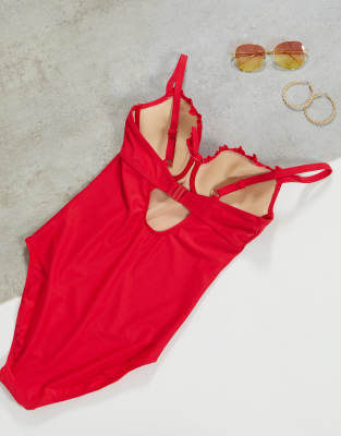 pour moi splash padded underwired suit