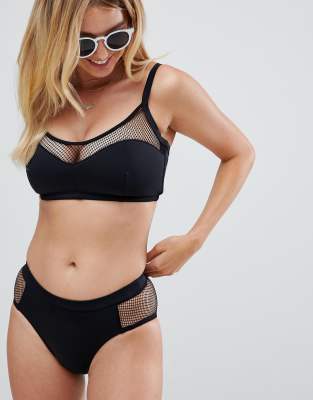 Pour Moi - Glamazon - Bas de bikini taille haute - Noir