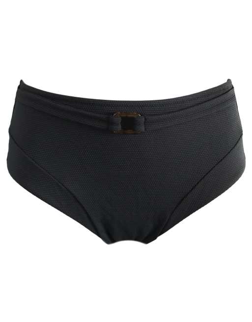 Pour Moi Hawaii High Waist Belted Tummy Control Brief in Black, 5 of 6