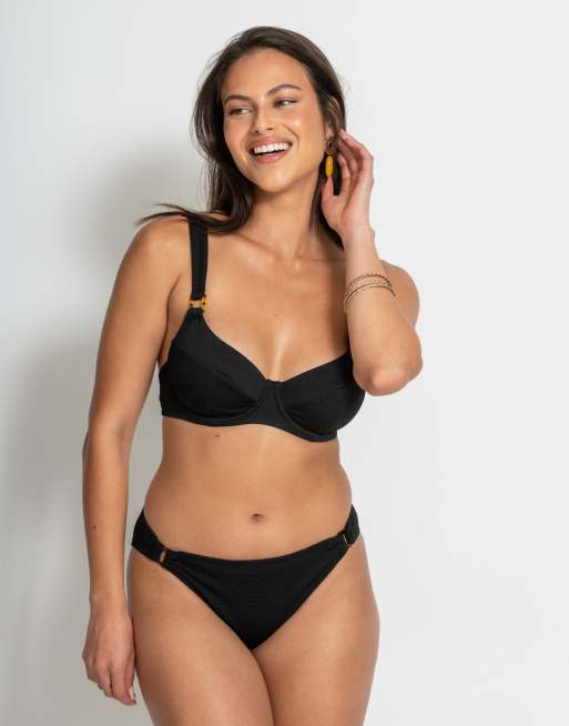 Pour Moi Hawaii Underwired Bikini in Black, 2 of 3