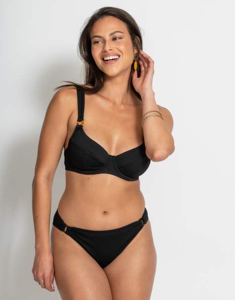 Pour Moi Hawaii Underwired Bikini in Black - view 1