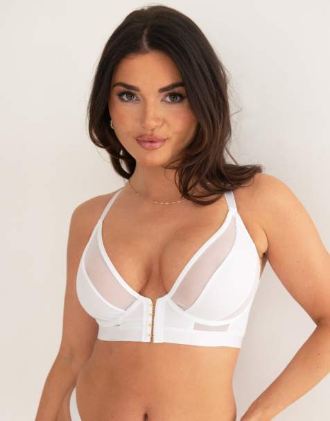 Pour Moi india Front Fastening Underwired Bralette in Black - view 1