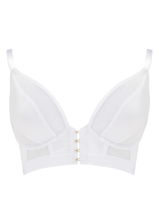 Pour Moi india Front Fastening Underwired Bralette in Black, 6 of 7