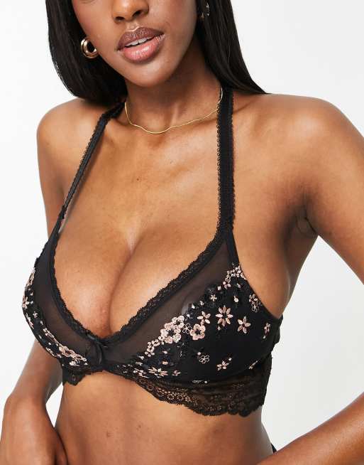 Pour Moi - Poitrines généreuses - Gigi - Brassière sans armatures en dentelle fleurie, 4 de 4
