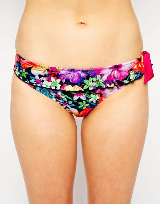 Frill bikini store bottoms flattering