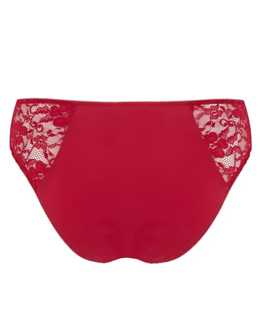 Pour Moi Rebel High in Leg Brief in Red, 5 of 5