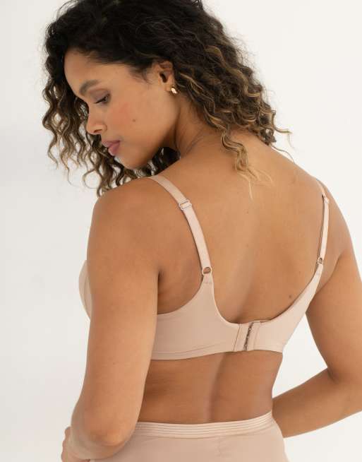 Pour Moi Viva Luxe Non in Padded Side Support Bra in Toffee, 3 of 5