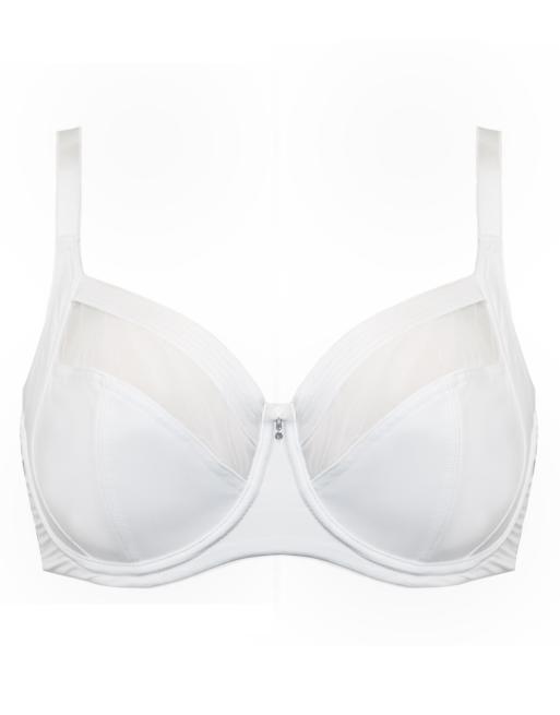 Pour Moi Viva Luxe Non in Padded Side Support Bra in White, 6 of 7