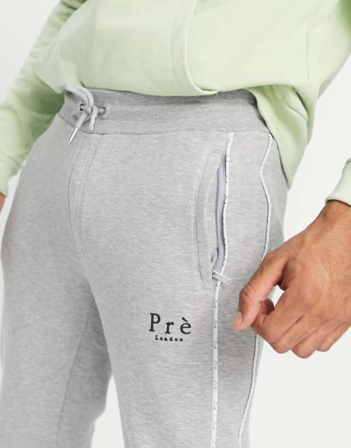 Prè London - Avina - Jogger à mini bandes - Gris, 3 de 4