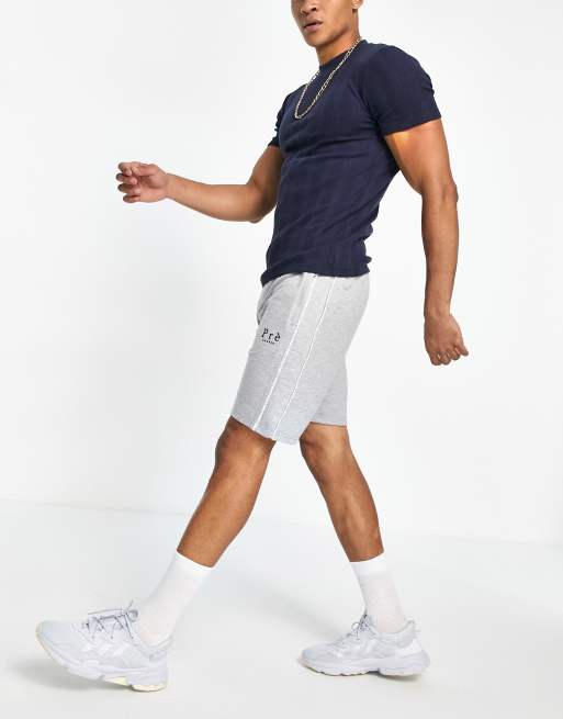 Prè London - Avina - Short à mini bandes - Gris, 4 de 4