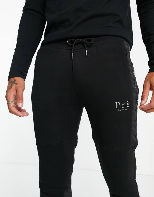 Pre london black joggers new arrivals
