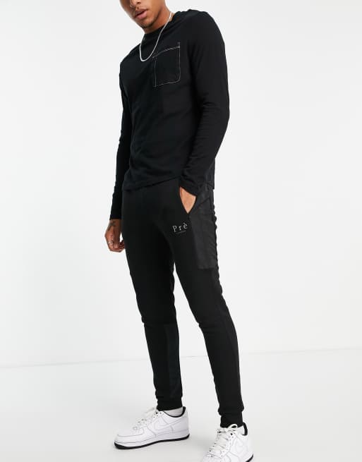 Pre london black joggers new arrivals