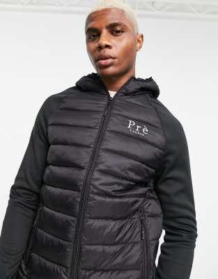 hybrid padded jacket