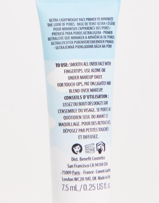 Prebase de maquillaje pequeña antiporos ultraligera The POREfessional Lite Primer de Benefit Cosmetics, 3 de 4