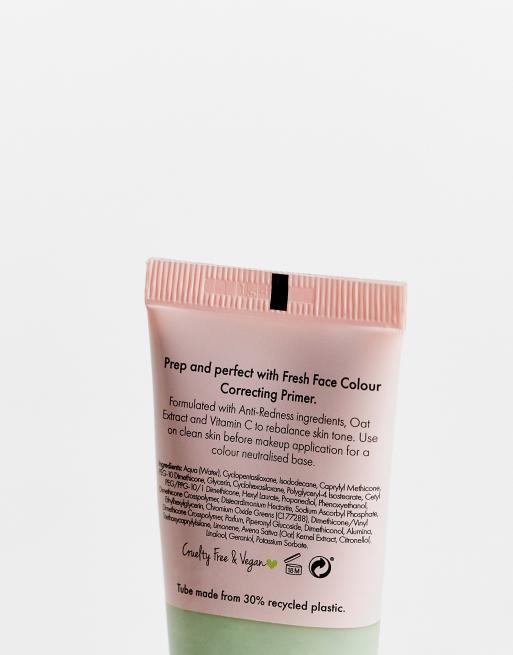 Prebase de maquillaje verde correctora de tono Fresh Face de Barry M, 3 de 4
