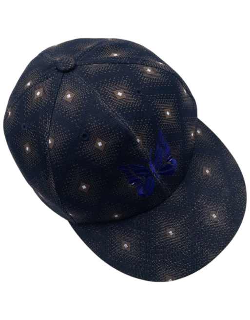 Preloved Needles Embroidered Pattern Hat Size L in Black, 4 of 4