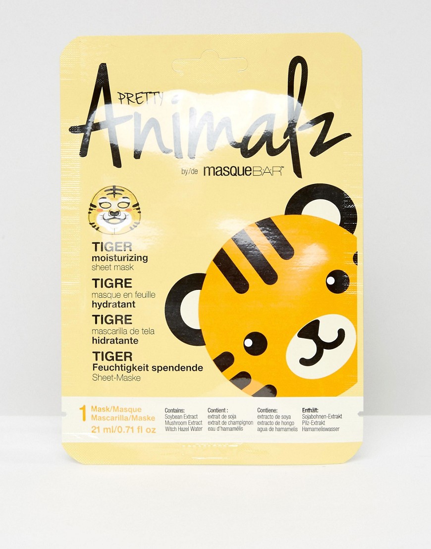 Pretty Animalz - Maschera in fogli idratante con tigre-Nessun colore