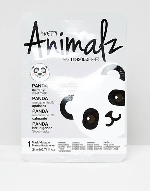Pretty Animalz - Panda - Masque en feuille à effet apaisant