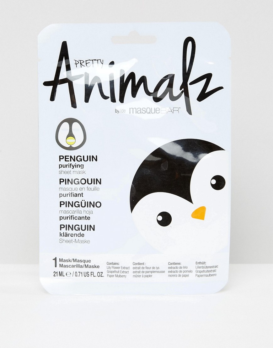 Pretty Animalz – Pingvin – Ansiktsmask-Ingen färg