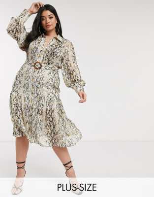 snakeskin dress asos