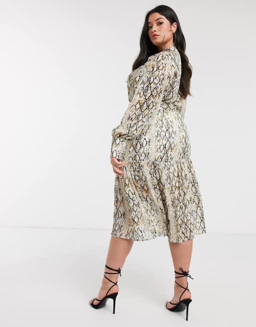 Snakeskin 2024 midi dress