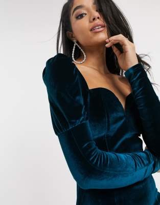 velvet bodycon