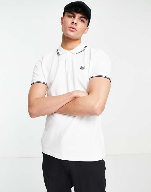 Pretty green white outlet polo shirt