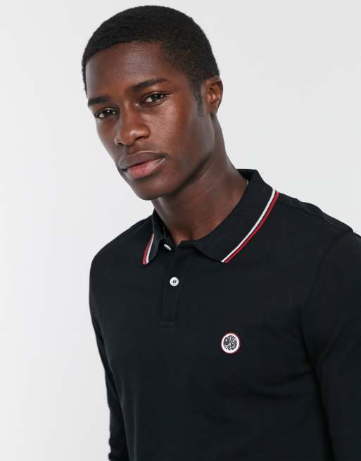 Pretty green long outlet sleeve polo