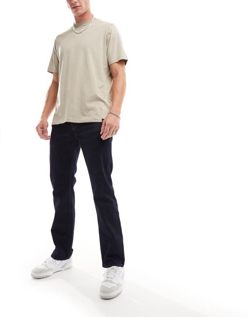 Pretty Green – Blå, tvättade jeans med raka ben, 2 av 5